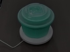 PPの青いプラスチック箱