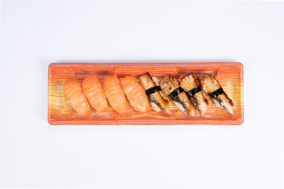 持ち出す箱 片置寿司 蓋付き 透明なプラスチック容器