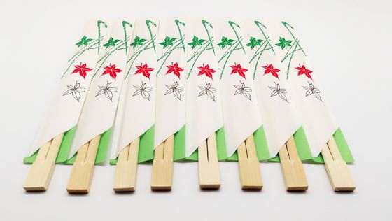 基盤からの直接供給は中国の食糧のために包まれる半分のペーパーとDispossiableのタケ箸を結び付ける