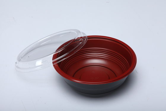 耐久性PPのプラスチックMicrowavable使い捨て可能な食品包装の茶碗