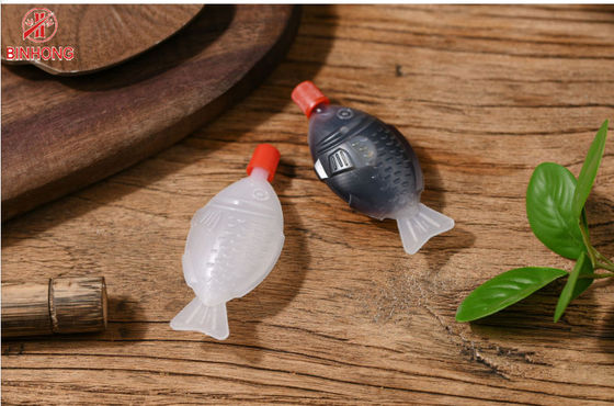 食料調達のテークアウトの使い捨て可能なプラスチック醤油の魚1.5の2つのozをびん詰めにするため