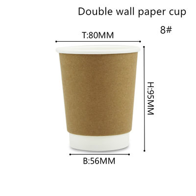 生物分解性の熱く、冷たい飲料のコップ8oz 12oz 16oz