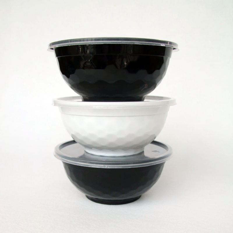 使い捨て可能なPPのプラスチック テークアウトのヌードル ボールのパッキングの昼食ボール36oz 42oz 50oz