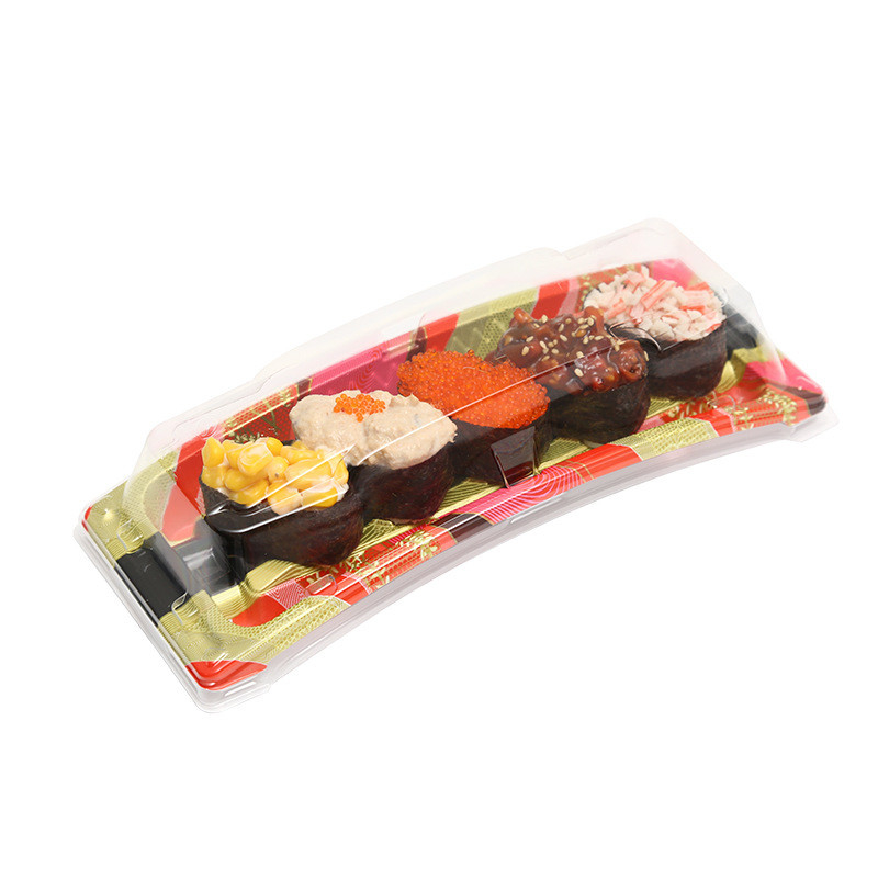 プロフェッショナル メーカー リサイクル可能なプラスチック食品包装 食品容器のための寿司トレイ