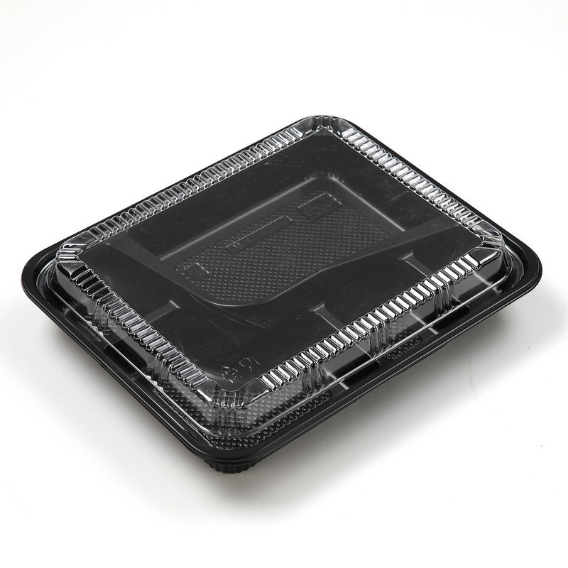寿司箱 持ち帰り用 蓋付き 1 回用 トレイ 包装用 食品 ランチボックス