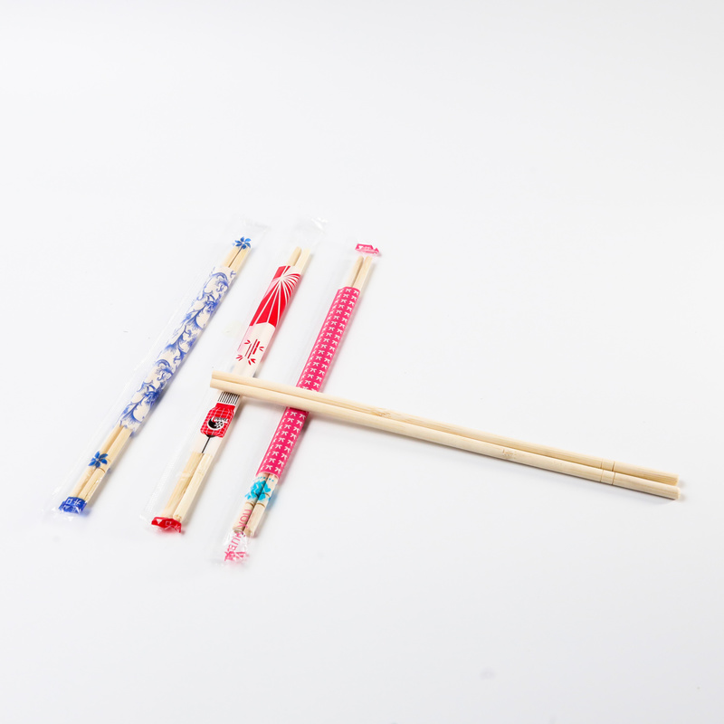 Bamboo double sushi disposable chopsticks China full paper package four seasons simple