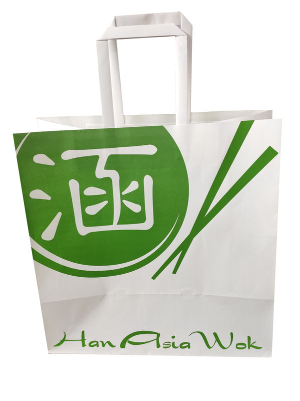 100%再生利用できる12は15*8*21cmの大豆インク クラフト紙袋を着色する