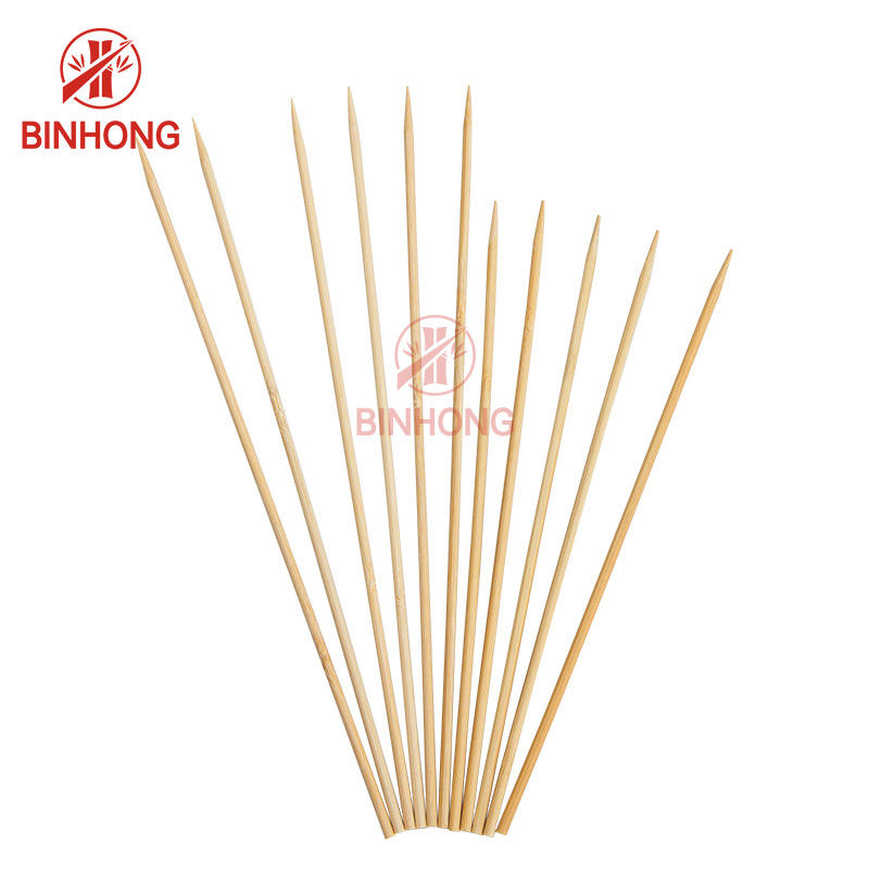 円形の等級Aの厚さ2.5mm BBQのタケ焼串