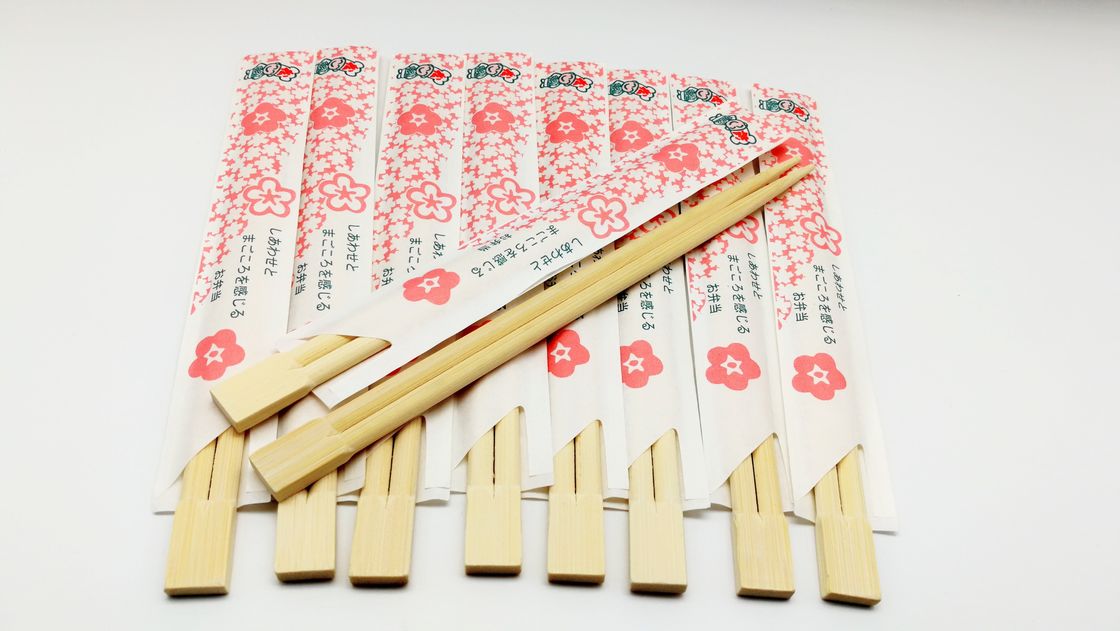 基盤からの直接供給は中国の食糧のために包まれる半分のペーパーとDispossiableのタケ箸を結び付ける
