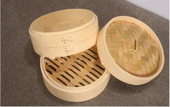 Mouldproof 2層8インチのタケ汽船のバスケット