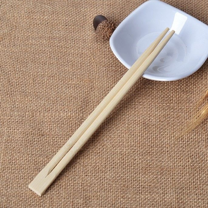 使い捨て可能なタケ双生児の箸の生物分解性のレストランの箸