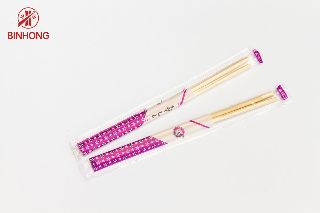 日本の円形の使い捨て可能なタケ箸Compostable 18cm