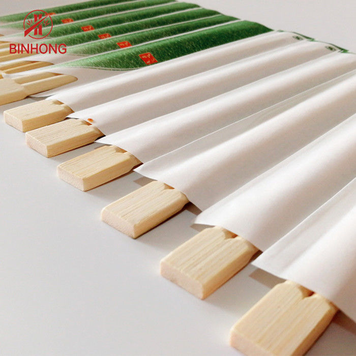 日本の使い捨て可能な円形のタケ箸のCompostable注文のロゴ18cm