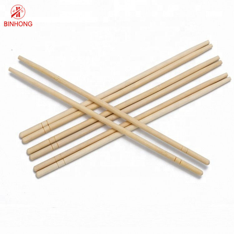 中国人のEcoの友人の使い捨て可能なタケ箸の自然な円形の箸21cm