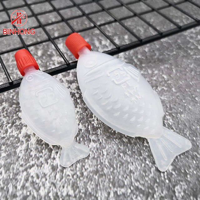 食料調達のテークアウトの使い捨て可能なプラスチック醤油の魚1.5の2つのozをびん詰めにするため