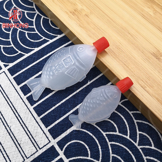 食料調達のテークアウトの使い捨て可能なプラスチック醤油の魚1.5の2つのozをびん詰めにするため