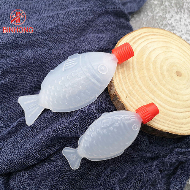 食料調達のテークアウトの使い捨て可能なプラスチック醤油の魚1.5の2つのozをびん詰めにするため