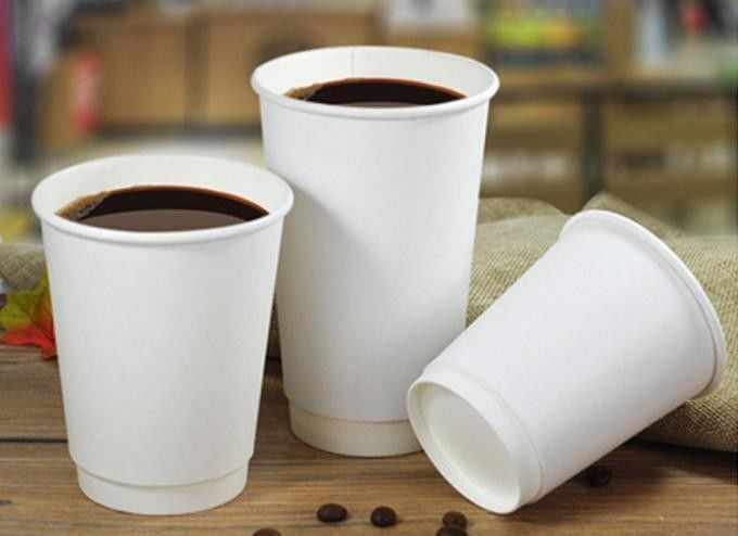 喫茶店のためのISO9001二重層のクラフト紙のコーヒー飲み物のコップ16oz