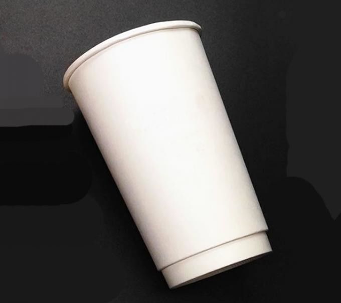 喫茶店のためのISO9001二重層のクラフト紙のコーヒー飲み物のコップ16oz