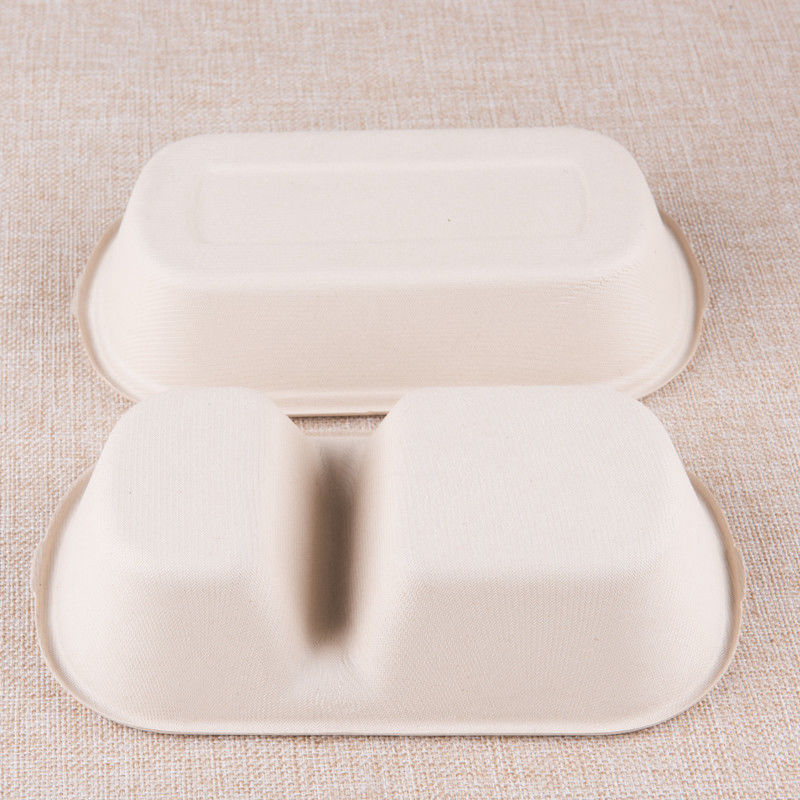 5つのコンパートメント使い捨て可能なペーパーお弁当箱500ml 700ml 850ml 1000ml