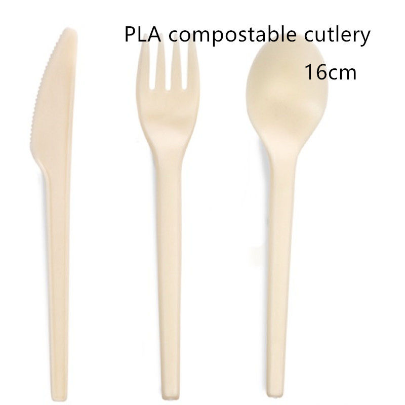 昼食のための生物分解性CPLAのナイフのスプーンそしてフォーク