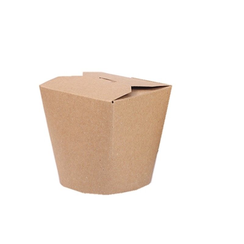 16oz 26oz 32ozの円形の底が付いている使い捨て可能なヌードル箱