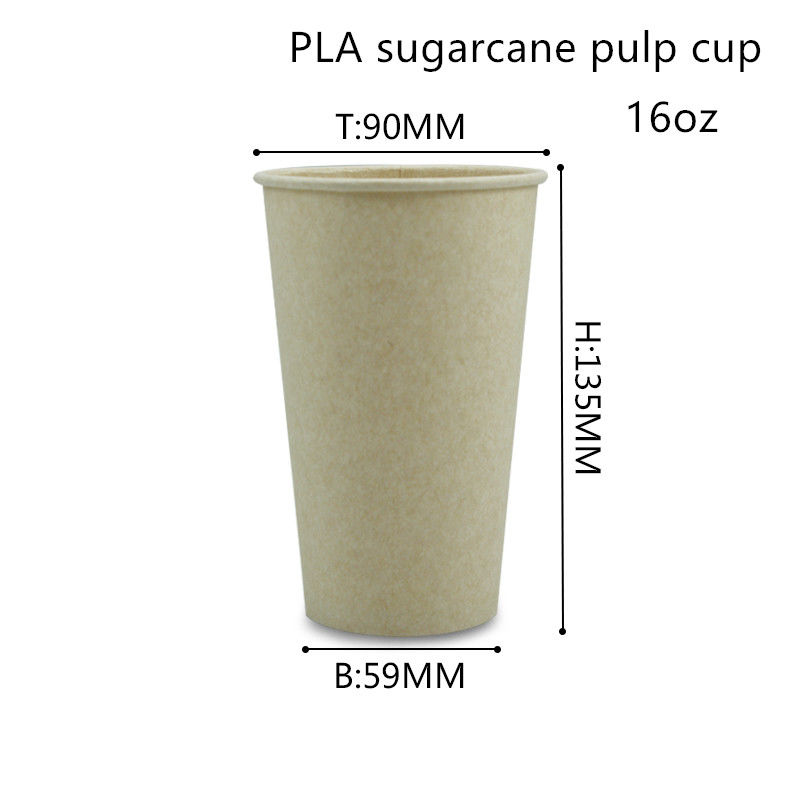 生物分解性のタケ繊維PLAのペーパー飲むコップISO9001