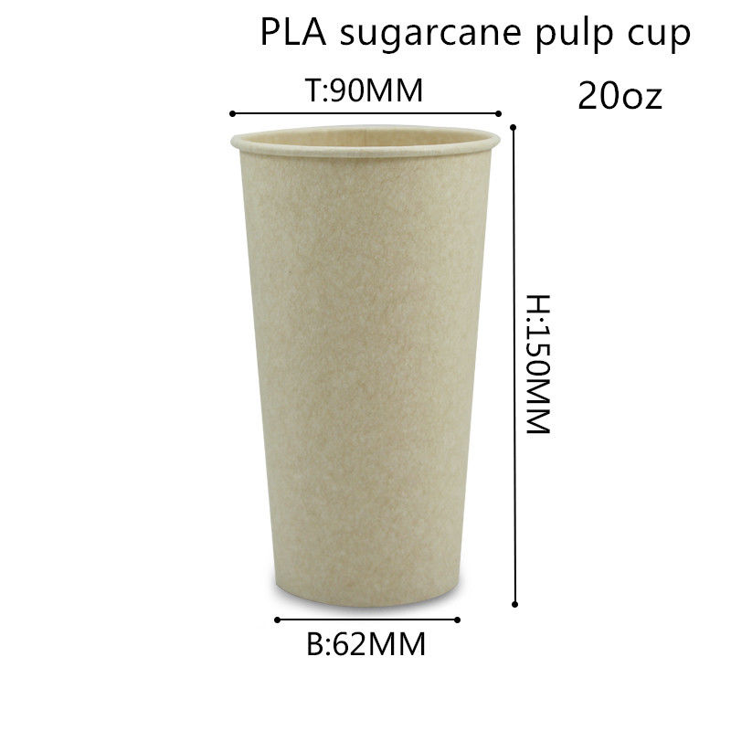 生物分解性のタケ繊維PLAのペーパー飲むコップISO9001
