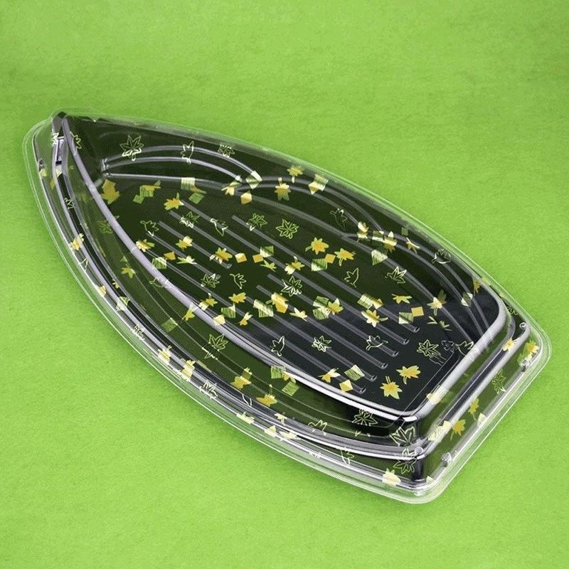 再生利用できる使い捨て可能なプラスチック寿司の刺身の大皿