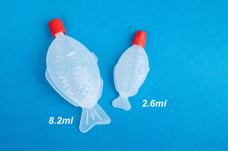 30ml長方形の魚はプラスチック寿司の醤油の容器を形づけた