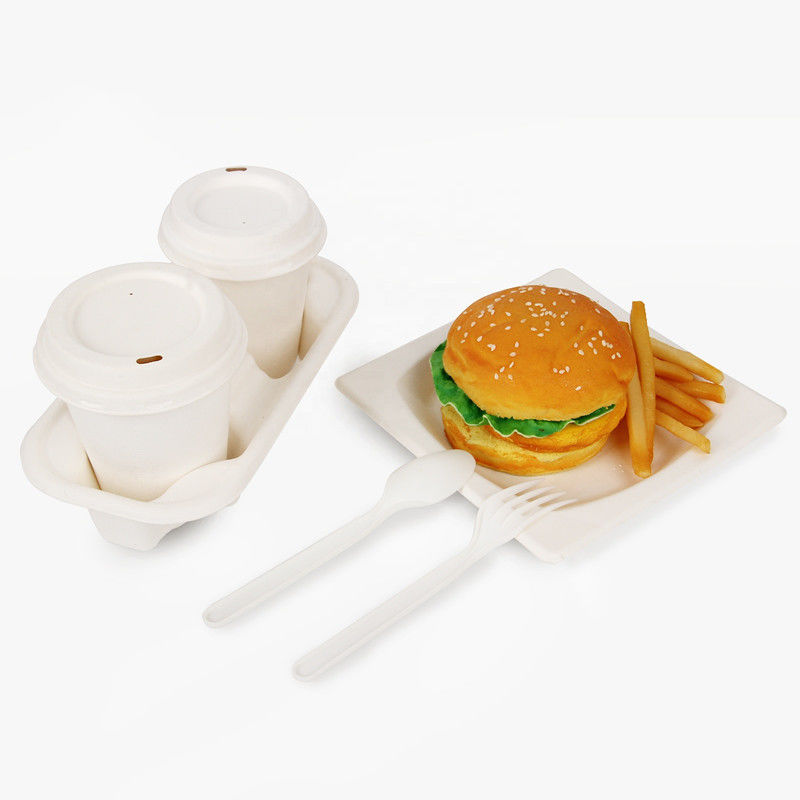 使い捨て可能なCompostableテークアウトのバガスの食糧皿