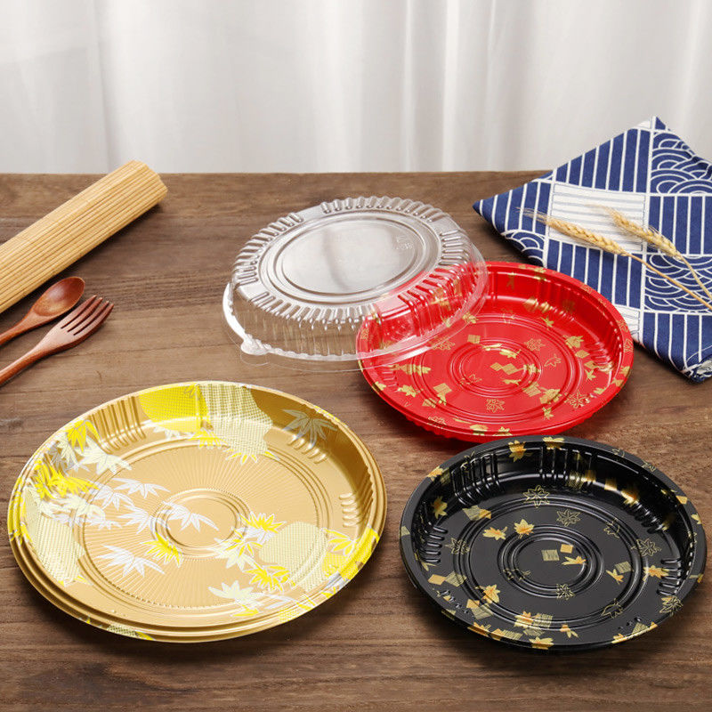 非Microwavable使い捨て可能なPSの寿司の食糧箱