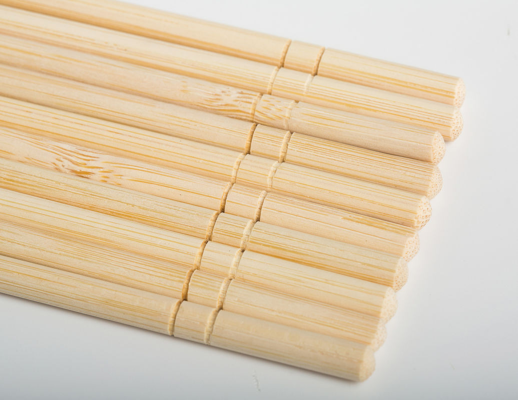 テークアウト食糧のために使い捨て可能な注文の露出した円形のタケ箸