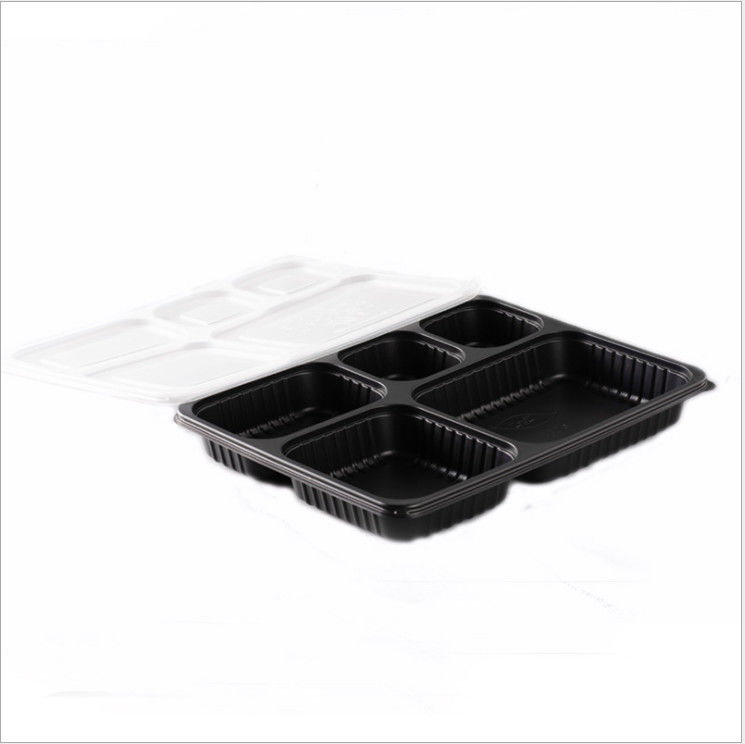 使い捨て可能な厚くされたプラスチック テークアウトのBento箱の容器