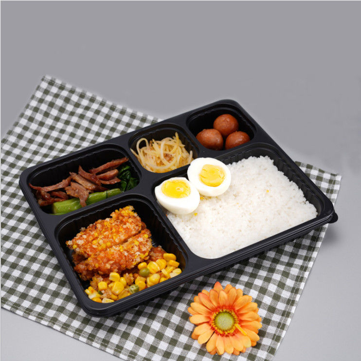 使い捨て可能な厚くされたプラスチック テークアウトのBento箱の容器