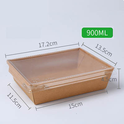ムギのわら繊維500ml 900ml 1600mlの食品包装のための使い捨て可能なお弁当箱