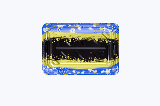 プロフェッショナル メーカー リサイクル可能なプラスチック食品包装 食品容器のための寿司トレイ